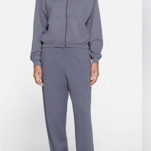 Skims French terry jogger- Steel blue